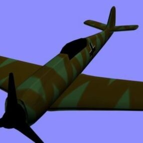 Small Personal Airplane 3d model