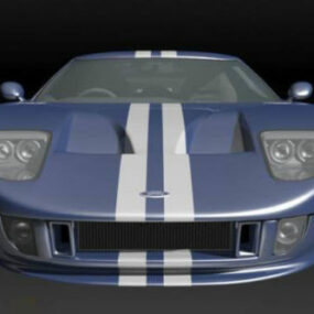 Sportliches Ford Gt40 Auto 3D-Modell