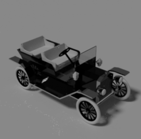 Model mobil Ford Model T 3d