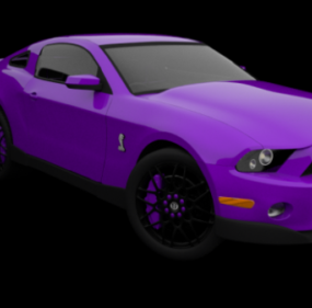 Car Ford Shelby Gt 500 3d model