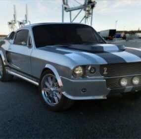 3d модель дизайну автомобіля Ford Mustang