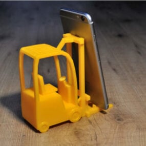 Forklift Phone Stand Printable 3d model
