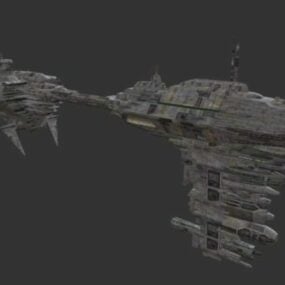 Nebulon Aircraft Spaceship 3D-malli