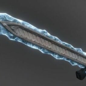 Mô hình 3d vũ khí Frost Sword