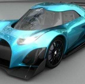 超级汽车Furge设计3d模型