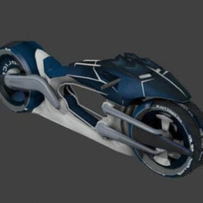 Future Concept Police Bike 3d model