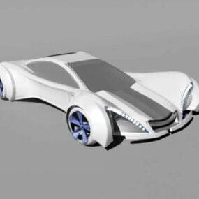 Conception de voitures de sport du futur modèle 3D