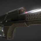 Futuristico Alien Gun Weapon Concept