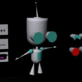 Gs Fashion Robot Personagem Modelo 3D