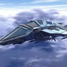 Mô hình 3d Space Ss Valiant Starship