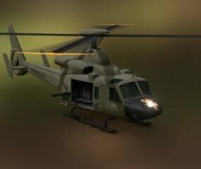 Modelo 3d de helicóptero GTA Valkyrie