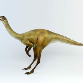Model 3D dinozaura Gallimimus