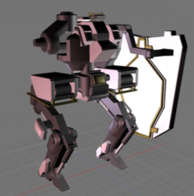 Gareth Robot 3d model
