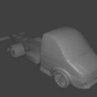 Lowpoly Camion Gazelle