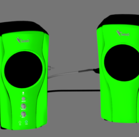 绿色天才扬声器3d模型