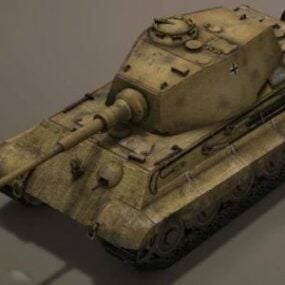 Ww2 Panzer Kingtiger Tank 3d malli