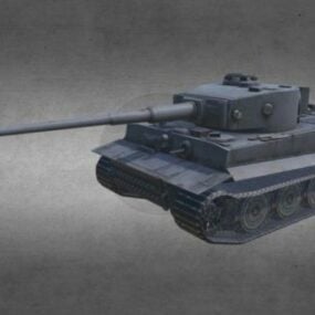 Model 3d Tank Tiger I Jerman