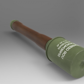 Grenade à main allemande de guerre modèle 3D