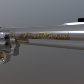 枪SW500武器3d模型