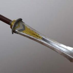 Gladius zwaard laag poly 3D-model