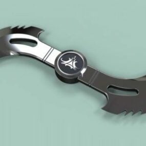 Glaive Blade Weapon 3d model