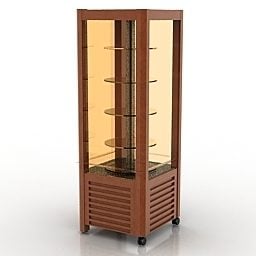 Glass Case Cabinet 3d modell