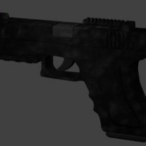 Modelo 3d da arma Glock