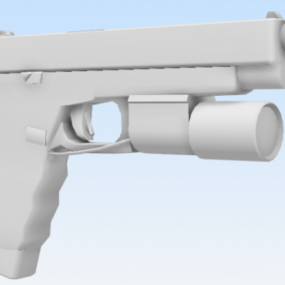 Glock Type34 Gun 3d-modell