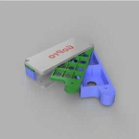 Gopro 5 Battery Sd -korttipidike Tulostettava 3D-malli