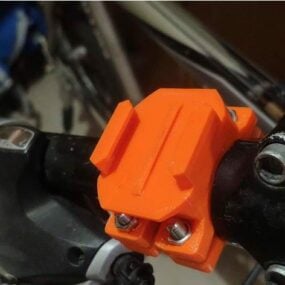 Gopro كاميرا الدراجة جبل نموذج ثلاثي الأبعاد قابل للطباعة