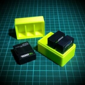 Uchwyt baterii Gopro Model 3D do wydrukowania