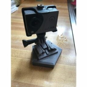 Printable Gopro Buckle Base Stand 3d model