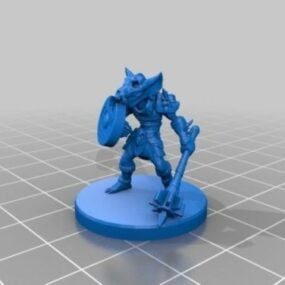 Goblin Clan Miniatures Game Character 3d model