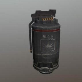 手榴弹3d模型