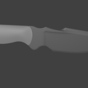 Arme à couteau à rainure modèle 3D