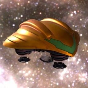 SFガンシップ宇宙船宇宙船3Dモデル