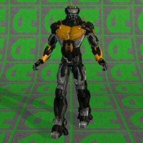 Robot Mech Scifi Warrior 3d model