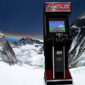 Hang On Arcade Machine 3d-modell