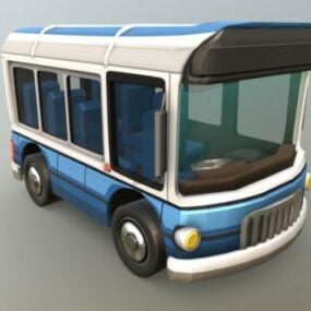 Green Bus Transport דגם תלת מימד