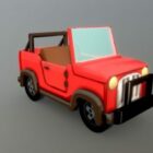 Cartoon Car Hcr2 Jeep Lowpoly