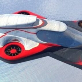 Hn Flying Car Concept 3D-malli