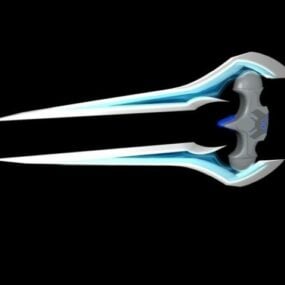 Sci-Fi Halo Energy Sword Weapon דגם תלת מימד