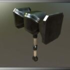 Concept Hammer Lowpoly Weapon