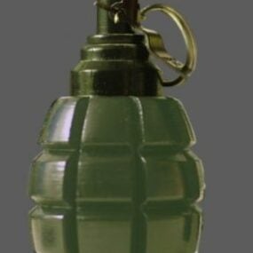 Modello 3d della granata a mano dell'esercito