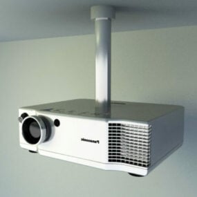 Office Hanging Projector 3d model