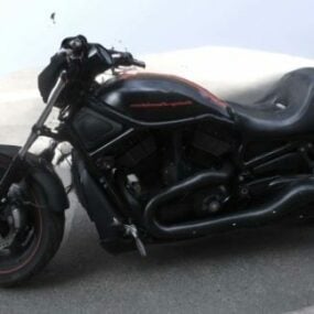 Harley Harleevich -moottoripyörän 3d-malli