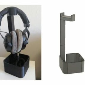 Hoparlörlü Ses Gadget'ı 3D modeli