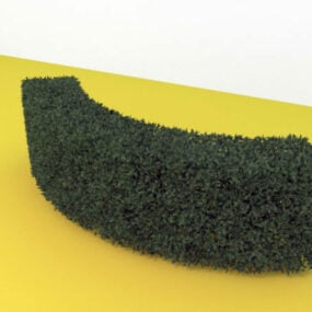 Curved Hedge 3d model