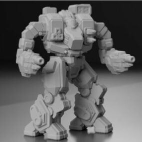Modello 3d della scultura del personaggio Hellbringer Prime