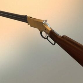 Model 3d Henry Rifle Gun